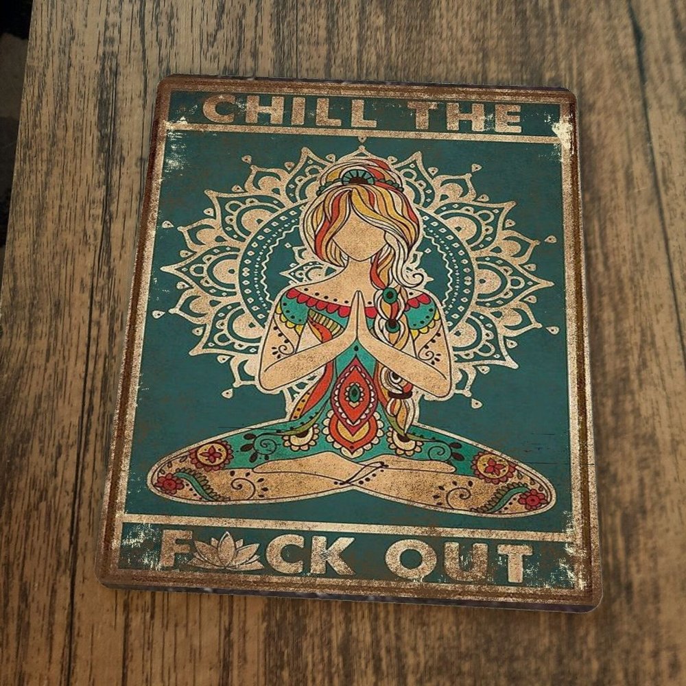 Chill the F**k Out Mouse Pad